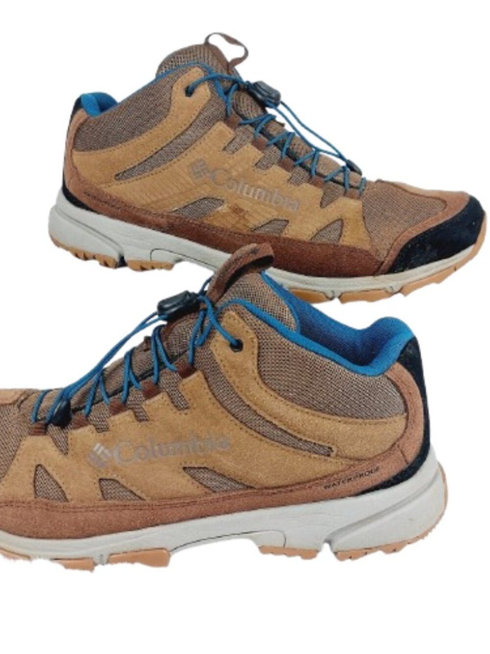 Columbia Men's Brown Five Forks Mid Waterproof Trekking Hiking Boots Size US 11